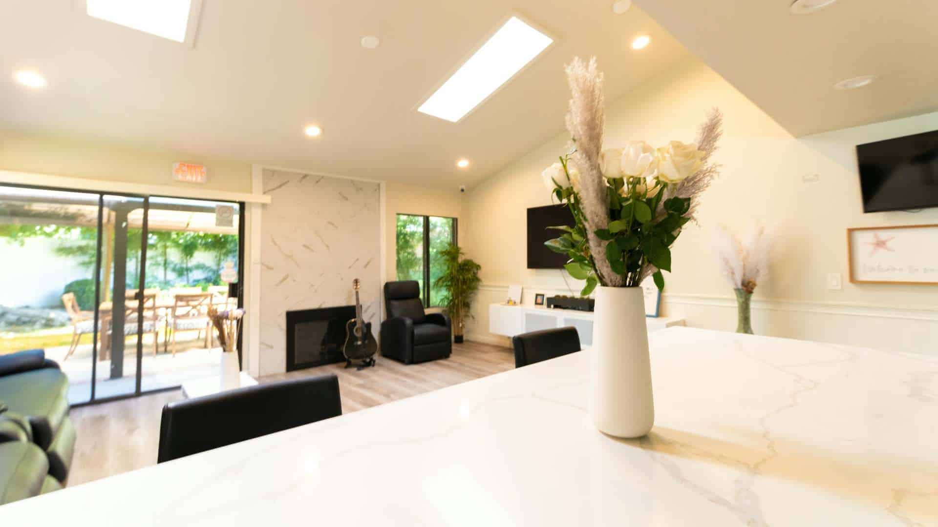 Interior of New Journey Behavioral Health, a leading Mental Health IOP in Orange County, featuring a serene and therapeutic environment
