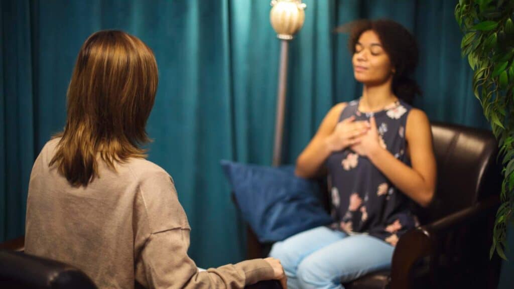 Counseling session at New Journeys Behavioral Health offering OCD treatment in Orange County